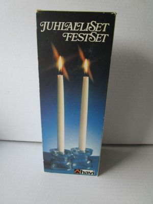 Vintage Havin Juhlalliset- kynttiläsetti