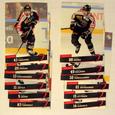 Cardset 2016-17 JYP 241-252 teamset