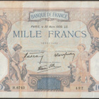 FRANCE 1000 FRNCS 1939 (K14-S66) - pikkukuva 1