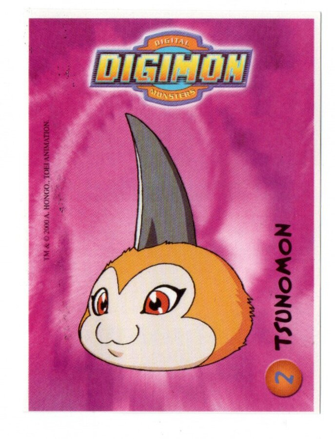 Purkkakuva DIGIMON n:o 2 TSUNOMON
