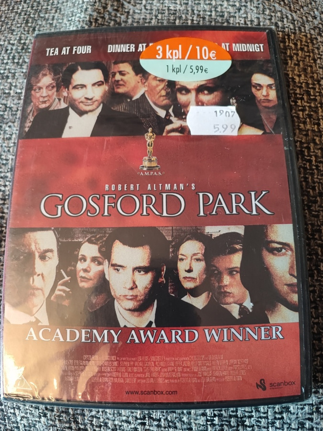 Gosford Park UUSI Robert Altman