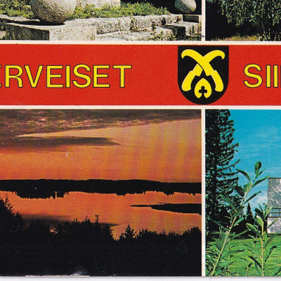 Siilinjärvi. vaakuna. sommitelmakortti. e263