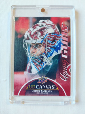 21-22 UD Young Guns Canvas - Justus Annunen