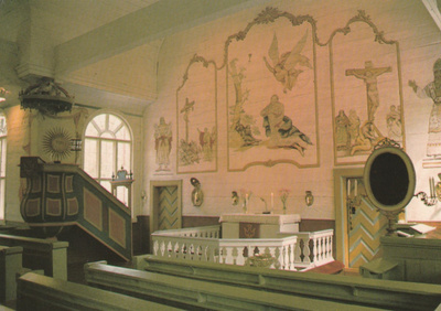 KIRKKOKORTTI - KIIMINGIN KIRKKO - SISÄKUVA