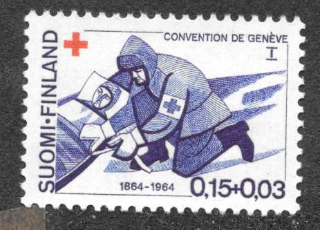 Punainen risti 1964 0,15+0,03mk (LAPE 588) **