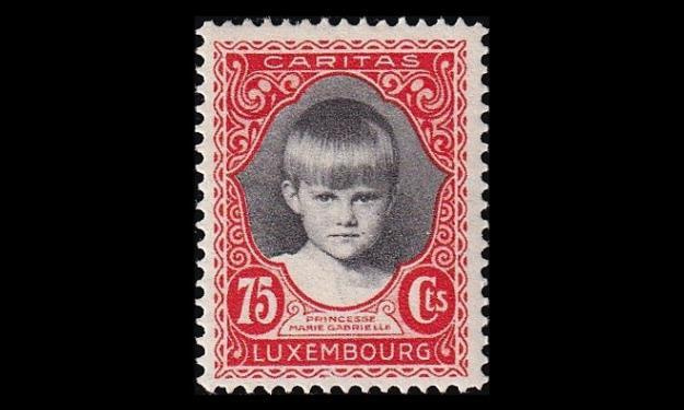 Luxemburg 215 ** Lastenapu 75 + 30 C (1929)