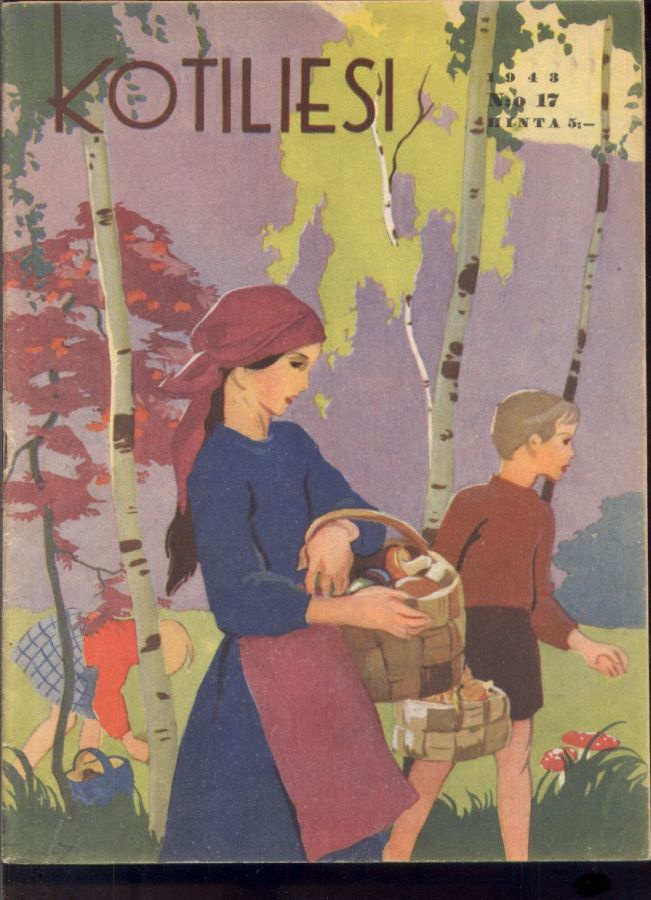 ååleh . KOTILIESI . 1943 / N:o 17 . Martta Wendelin .