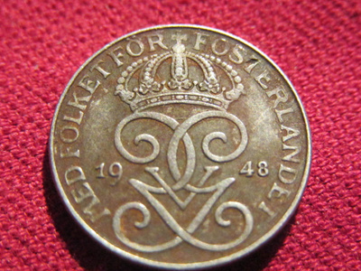 1 öre 1948. Ruotsi-Sweden