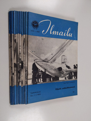 Ilmailu vuosikerta 1959 (nrot 1-2, 4-12, puuttuu nro 3)