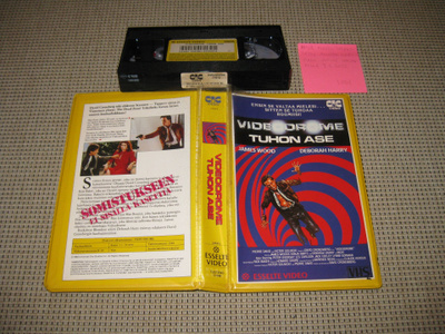 Videodrome -Tuhon Ase-VHS FIx, Esselte, David Cronenberg,K18