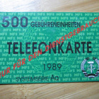 DDR, viranonmaiskäyttö puhelukortti - pikkukuva 1