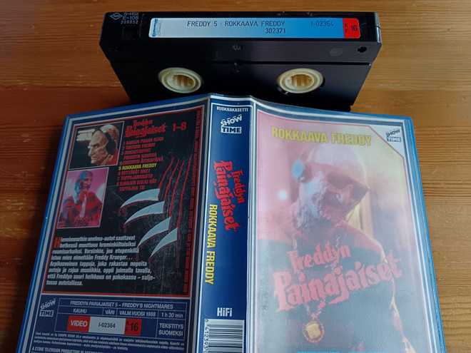 Freddyn painajaiset osa 5 vhs