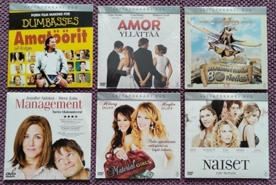 DVD - leffapokkarit - 9 kpl