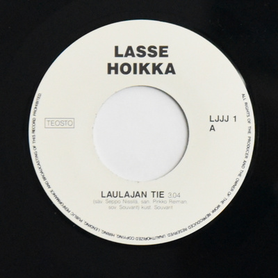 Single: Hoikka, Lasse - Laulajan tie / Jätkän kynttilä