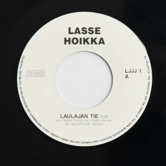 Single: Hoikka, Lasse - Laulajan tie / Jätkän kynttilä