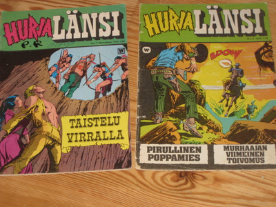 Hurja länsi 7/1972 ja 8/1973