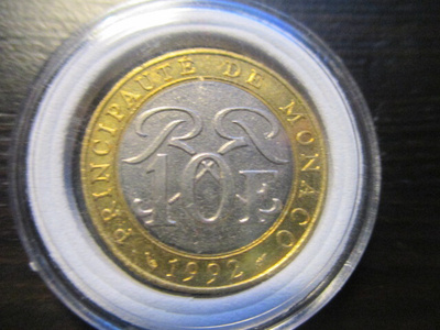 Ranska 10 francs 1992
