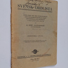 A. Stefan Gustafsson : Svensk ordlista - pikkukuva 1