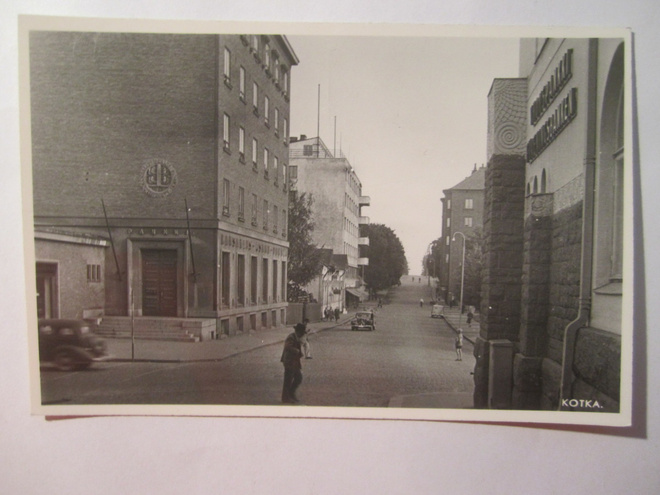 VANHA Postikortti Kotka 1950-l Alkup.Mallikappale