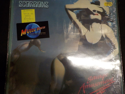 SCORPIONS - SAVAGE AMUSEMENT EX-/M- LP +