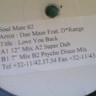 DAN MAZE :: LOVE YOU BACK :: VINYYLI MAXI 12" PROMO TEST !!! - pikkukuva 3