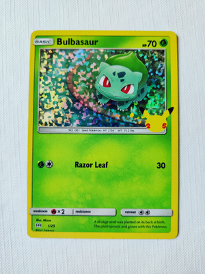 McDonalds 2021 Pokemon 25th Anniversary Holo - Bulbasaur