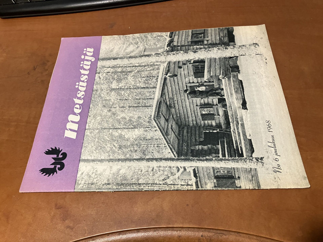 SUOMEN METSÄSTÄJÄ LEHTI 6/1968 HYVÄ