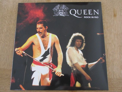Queen Rock in Rio lp uusi splatter live 1985
