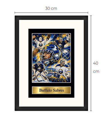 Uusi Buffalo Sabres NHL art print Limited Edition