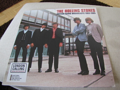 Rolling Stones British radio broadcasts 63-65 lp väri nroitu
