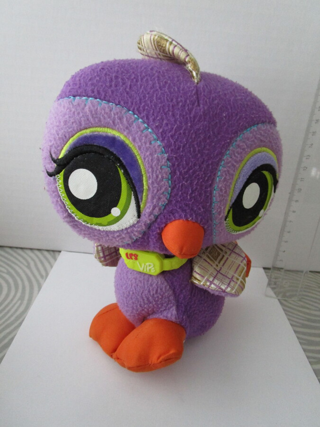 Littlest Pet Shop pehmo, liila Papukaija