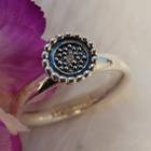 Spinning jewelry. 925 hopea sormus. Koko 18 - pikkukuva 2