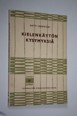 Matti Sadeniemi : Kielenkäytön kysymyksiä