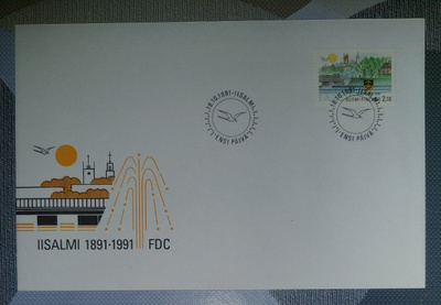 1991  Iisalmi 100v FDC