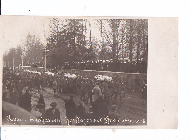 VANHA Valokuva Suojeluskunta Kuopio 1918 Vapaussota
