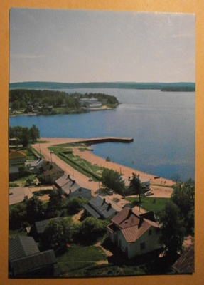 iisalmi, Porovesi ja uimaranta, vanh. väripk, p. 1983