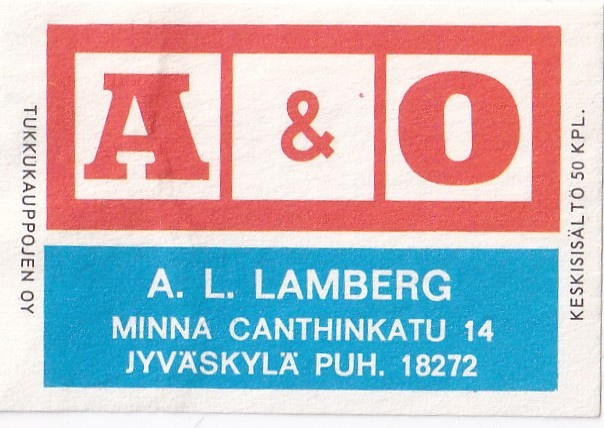 Jyväskylä. A. L. Lamberg  A&O, b424