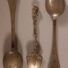 3x lusikka vintage antiikkia alpakkaa - pikkukuva 2