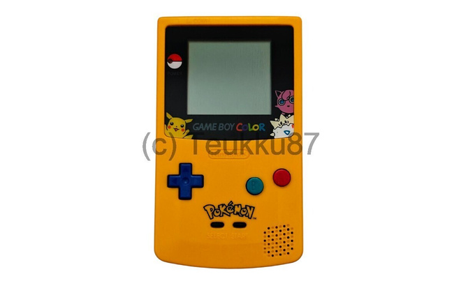 GBC - Gameboy Color (Pikachu Edition)