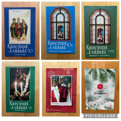 Kauneimmat Joululaulut vihkosia ( 6 kpl )