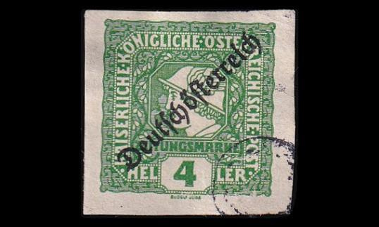 Itävalta 248 o Sanomalehtimerkki 4 H (1919)