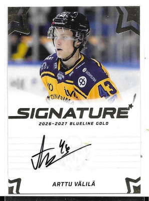 2026-27 Blueline GOLD Signature Arttu VÄLILÄ Lukko 5/40