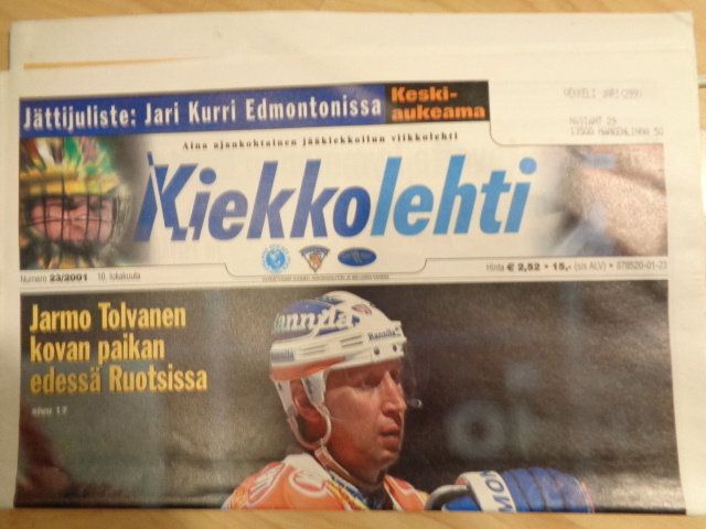 Kiekkolehti Nro 23/2001 (18.11)