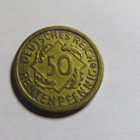 Saksa/Weimarin tasavalta 50 pfennig 1924 J - pikkukuva 2