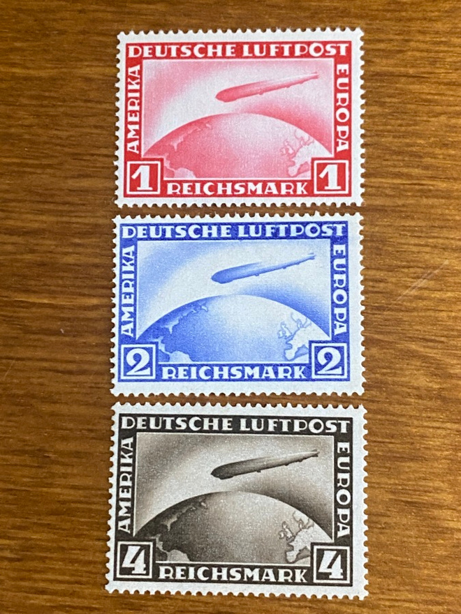 SAKSA REICH 1928-1931 ZEPPELIN SARJA**