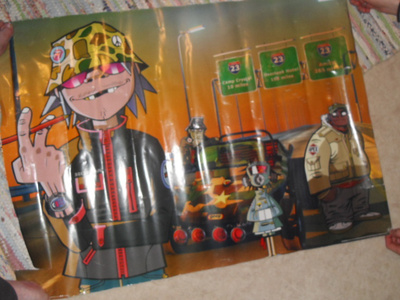 Juliste Gorillaz