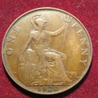 1 penny 1920 Iso-Britannia-Great Britain - pikkukuva 2