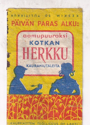 Kotkan Herkku Kaurahiutaleita.  , s72