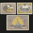 Saksa Notgeld 10, 25, 50 Pfg, Fürstenberg 1922 - pikkukuva 1