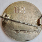 VANHA Merkki Mikä lie? Hopeaa 1965 Numeroitu - pikkukuva 2